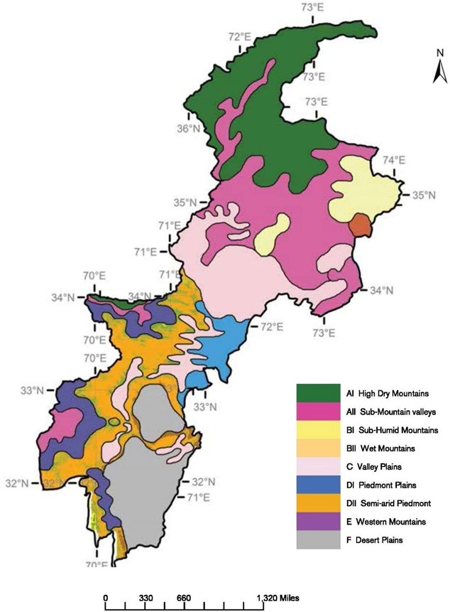 GIS Map of Khyber Pakhtunkhwa districts and libraries